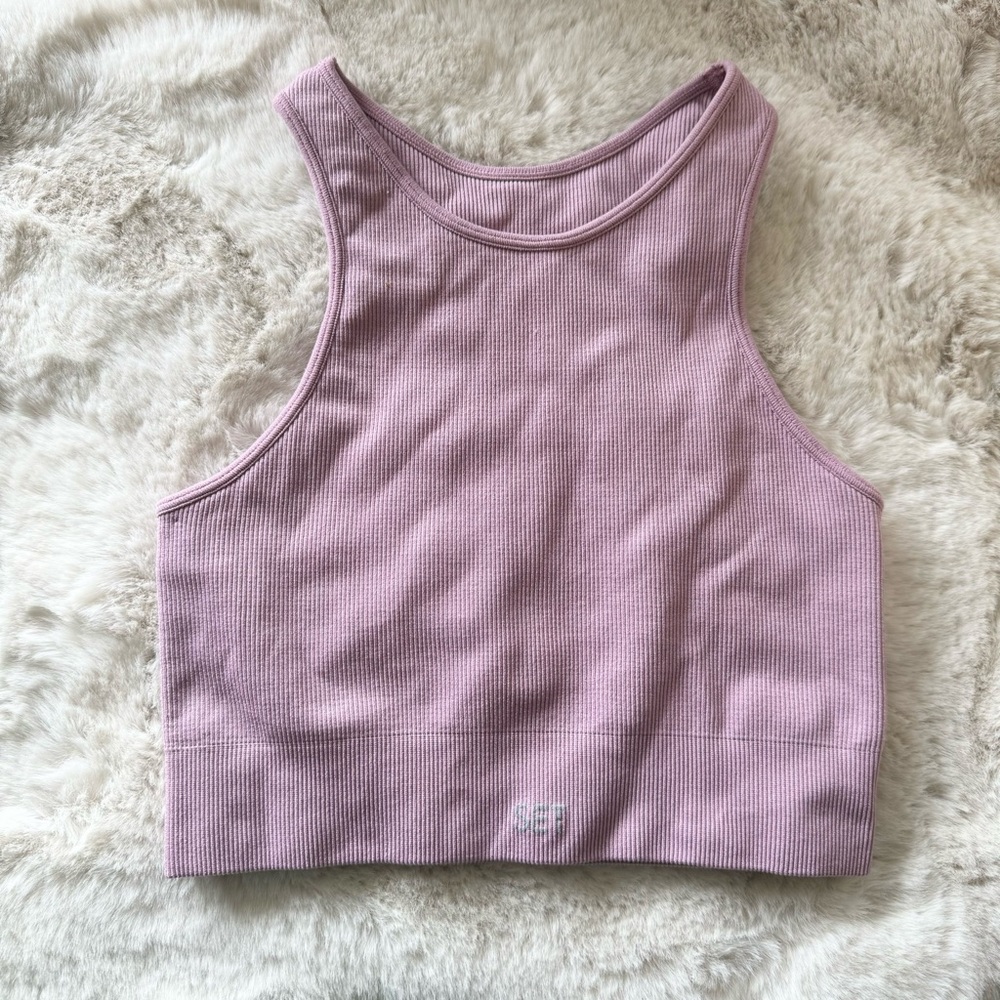 Set Active Sports Yoga Crop Top Size M/L